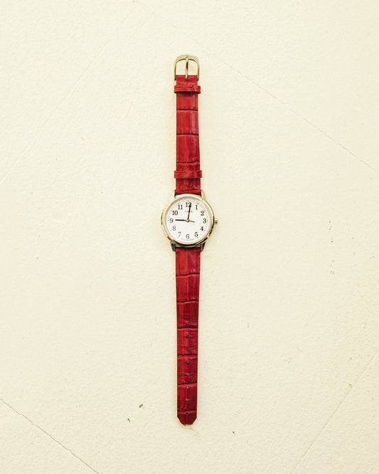 Timex Cherry Croc Watch