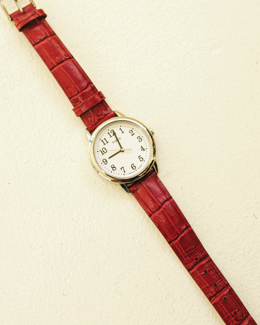 Timex Cherry Croc Watch