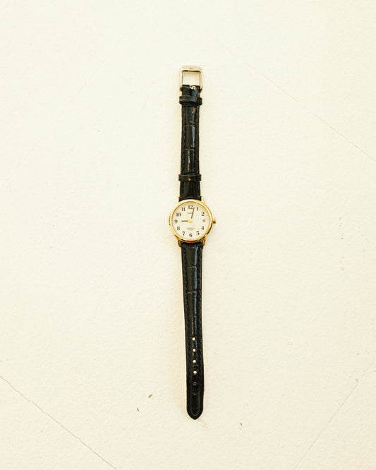 Timex Black Croc Watch