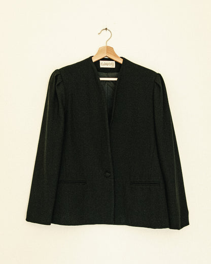 Noir Structured Blazer