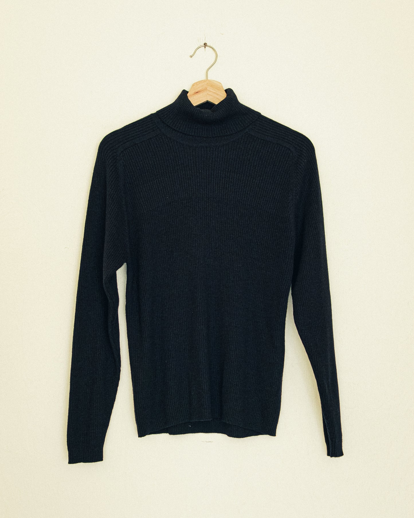 Classic Turtleneck Sweater - Navy