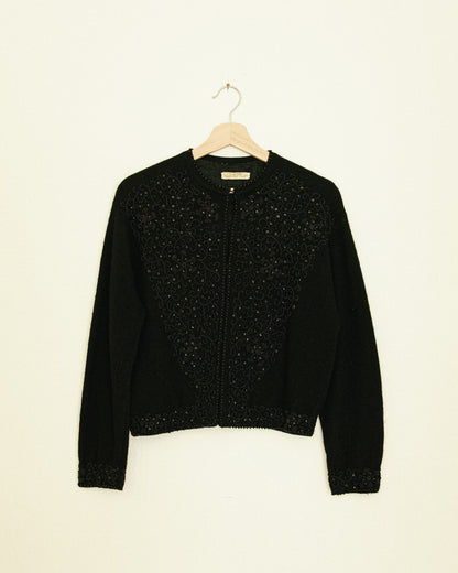Angora Beaded Cardigan