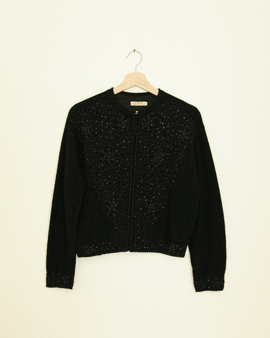 Angora Beaded Cardigan