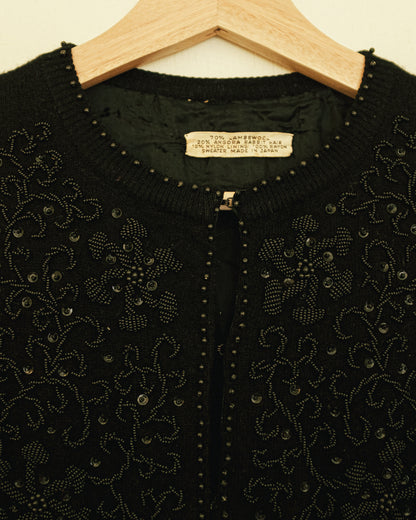 Angora Beaded Cardigan