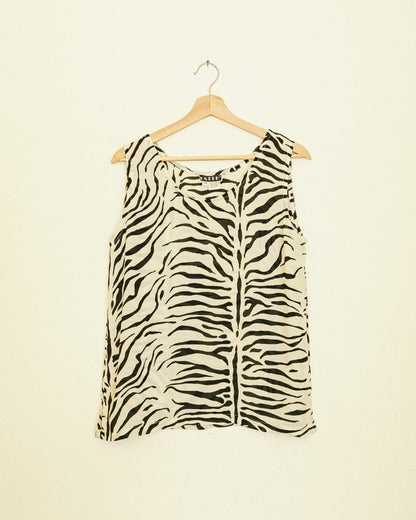 Translucent Zebra Blouse