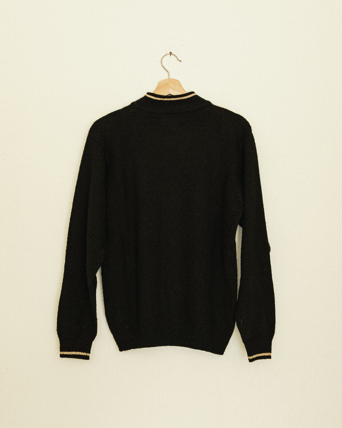 Beaded Argyle Sweater