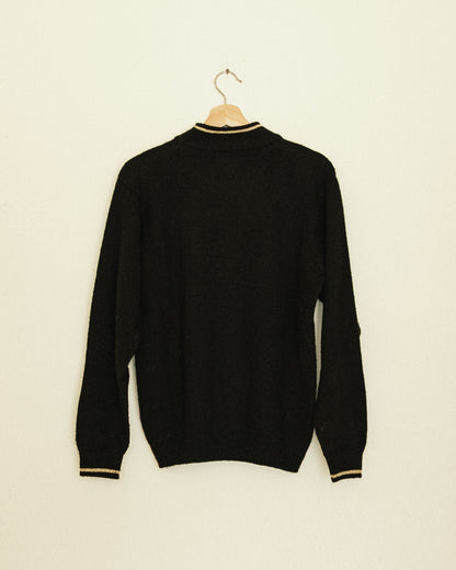 Beaded Argyle Sweater