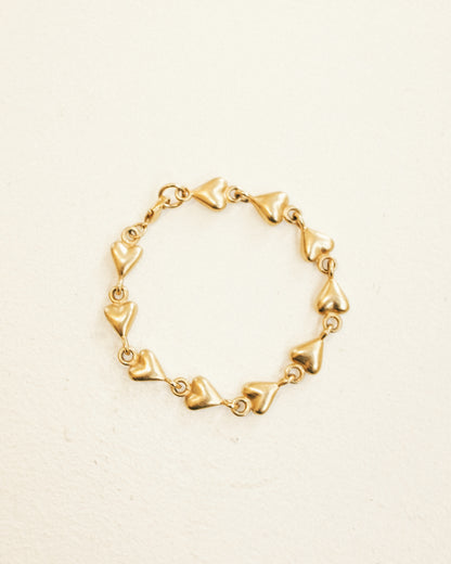 Puff Heart Bracelet