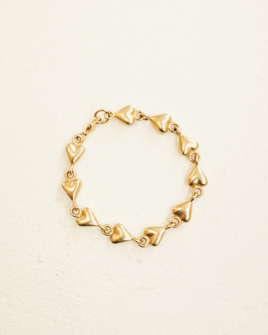 Puff Heart Bracelet