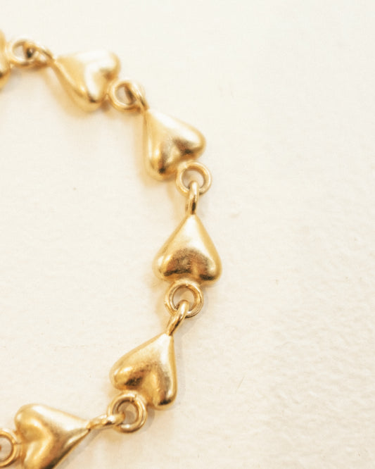 Puff Heart Bracelet