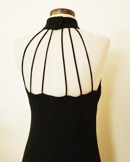 90's String Back Halter Dress