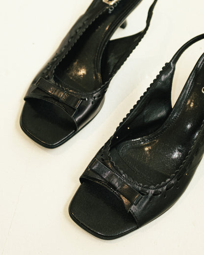 Bow Slingback Heels 9