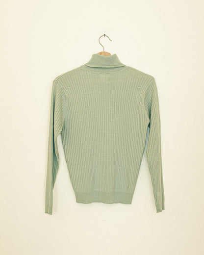 Seafoam Thin Wool Sweater