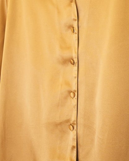 Bronze Satin Blouse