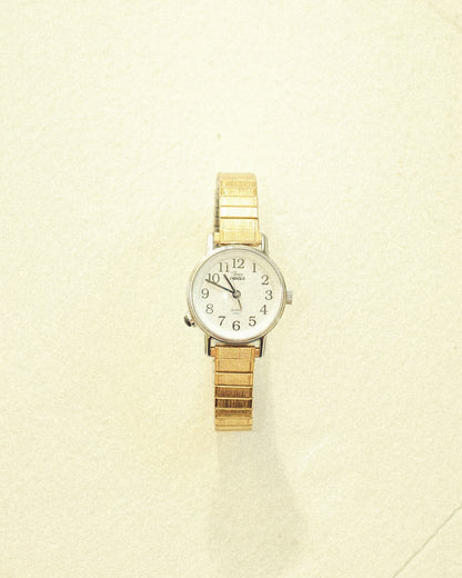 Gold + Silver Timex Watch