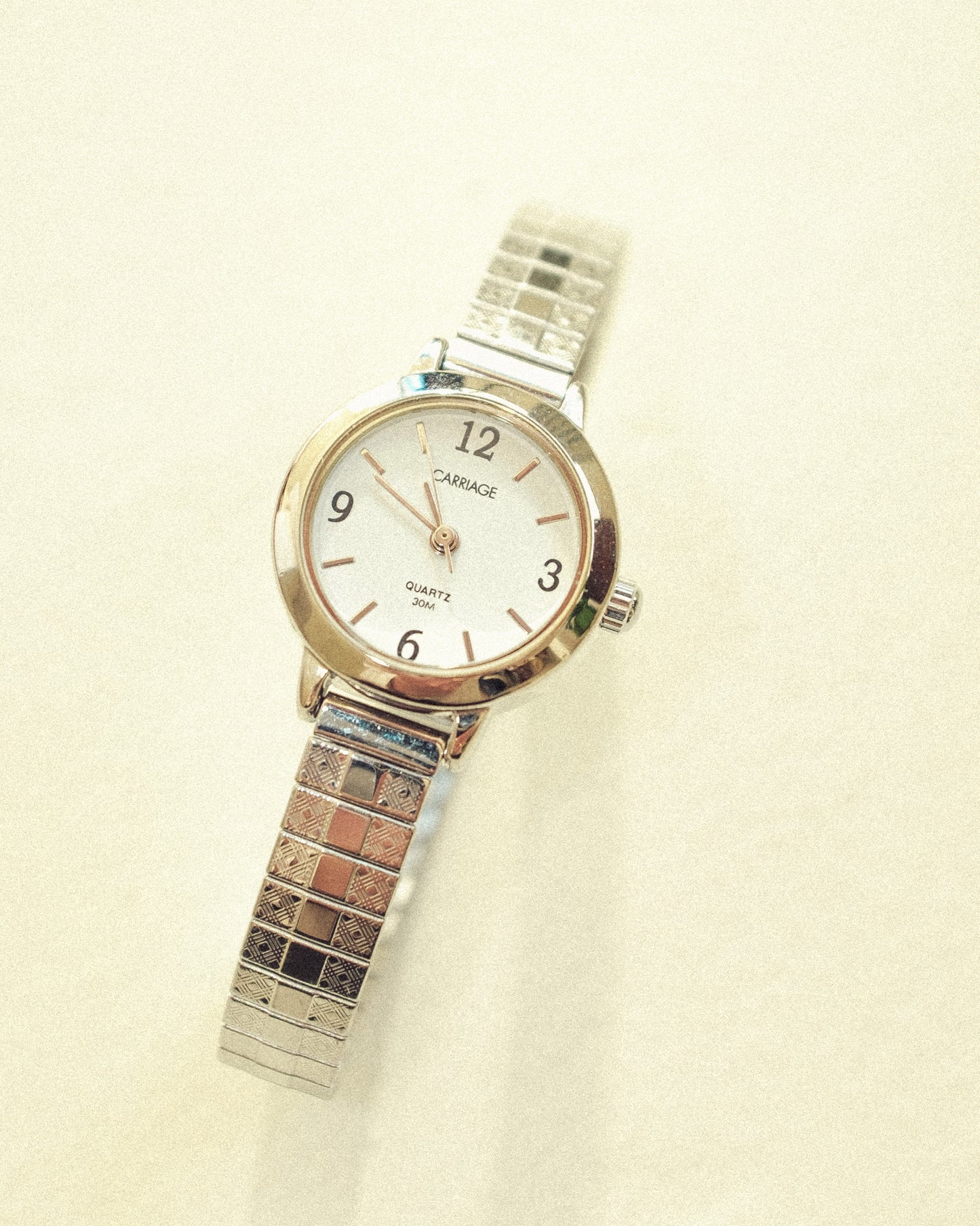 Carriage Silver Watch