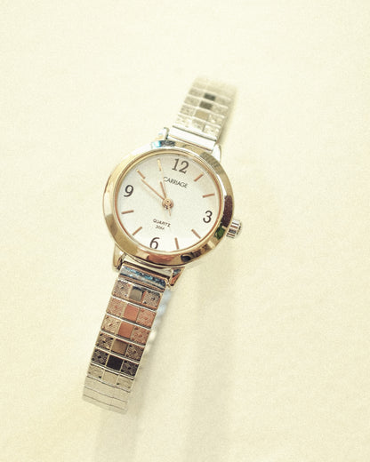 Carriage Silver Watch