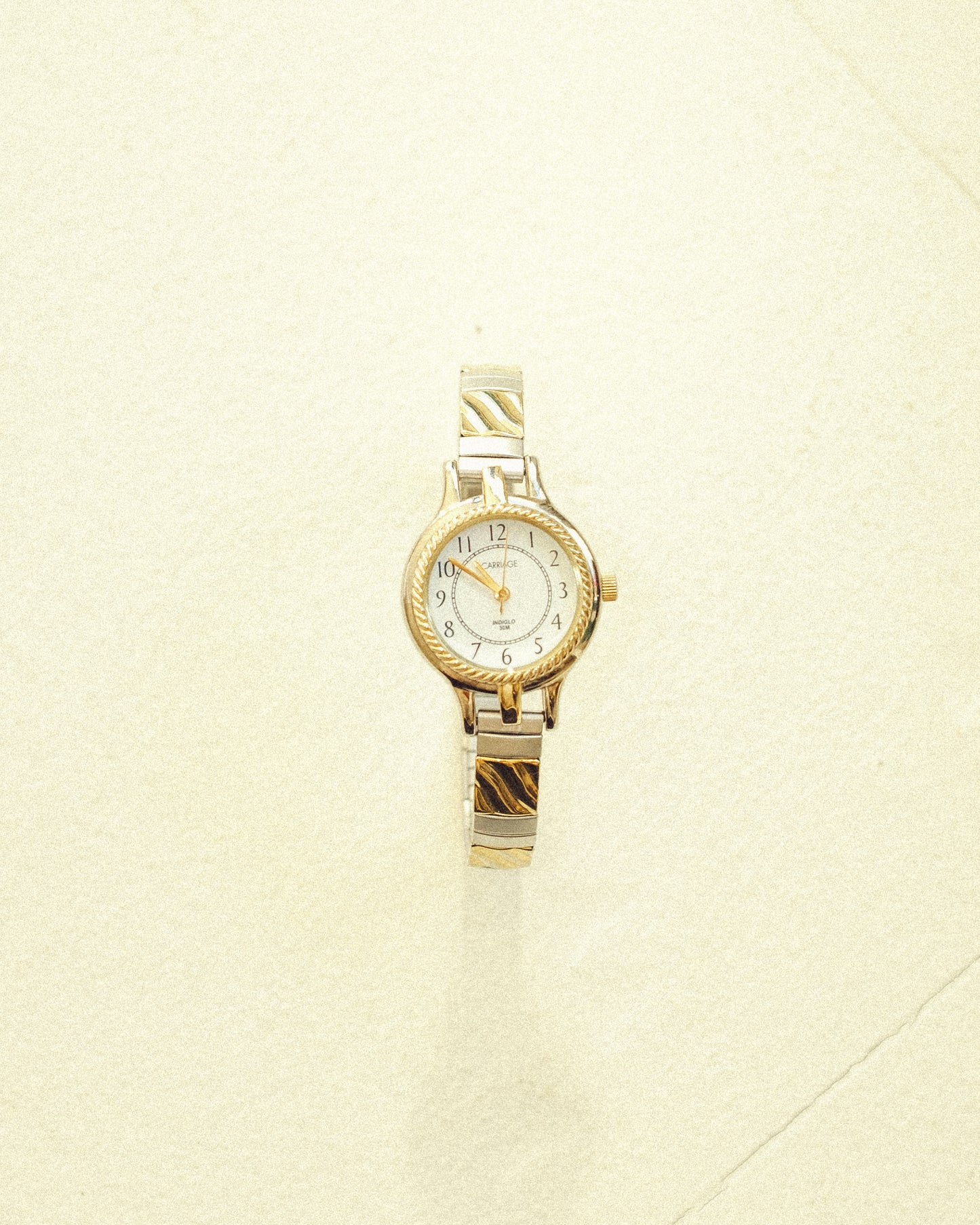 Carriage Braided Gold Watch