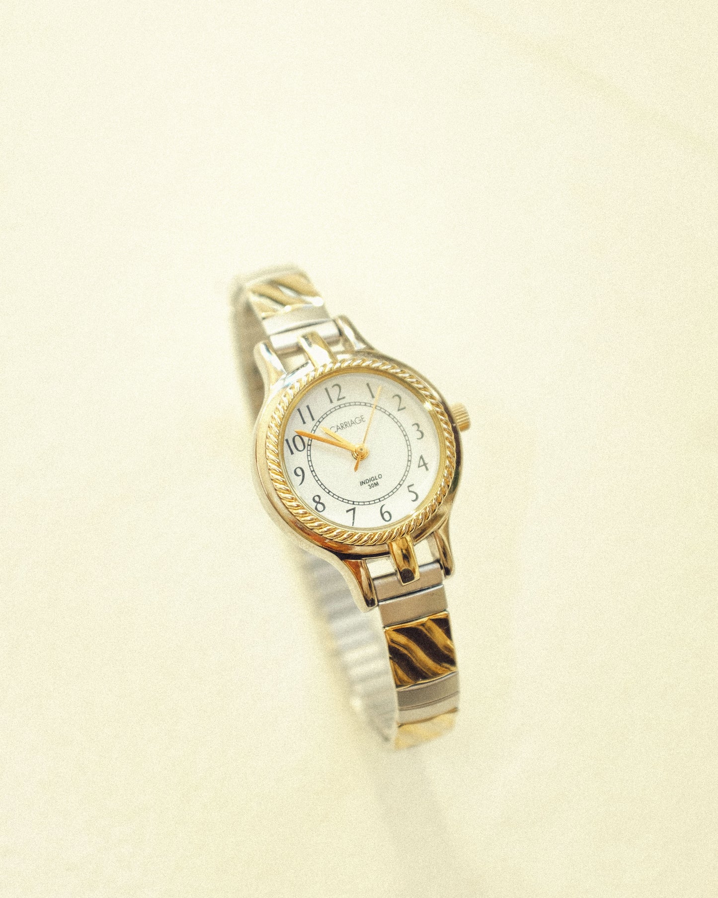 Carriage Braided Gold Watch