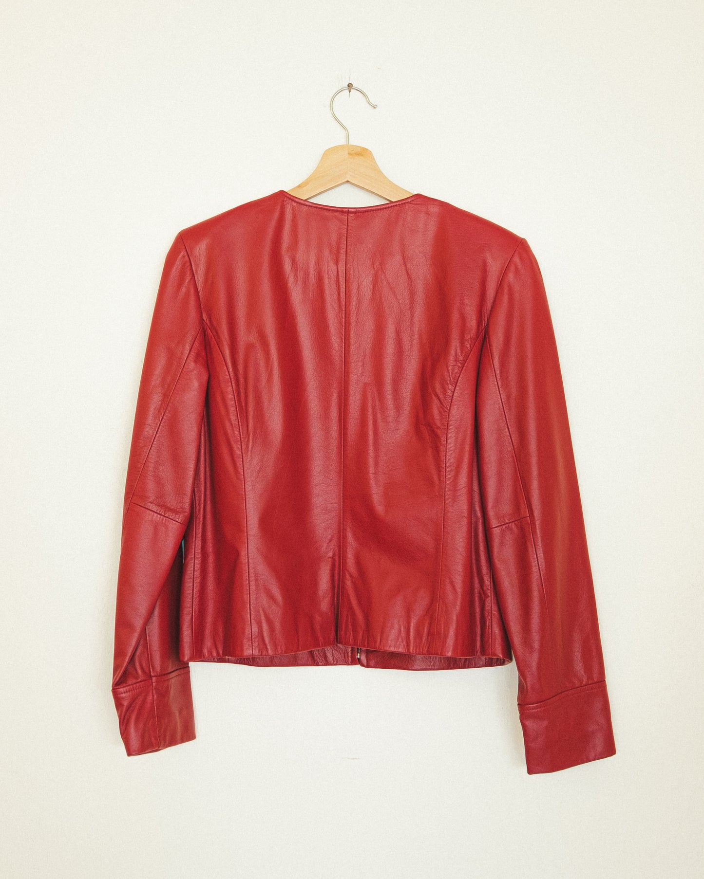 Y2k Cherry Leather Jacket