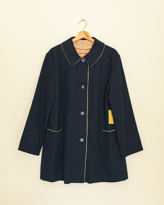 Piped Navy Jacket