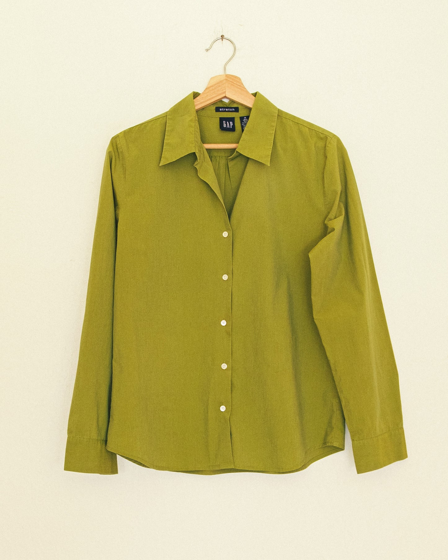 Olive Button Up Shirt