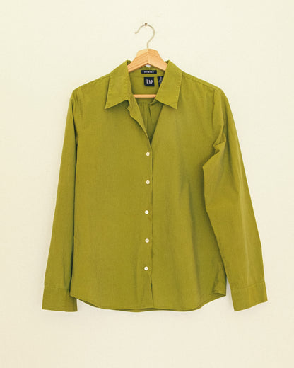 Olive Button Up Shirt