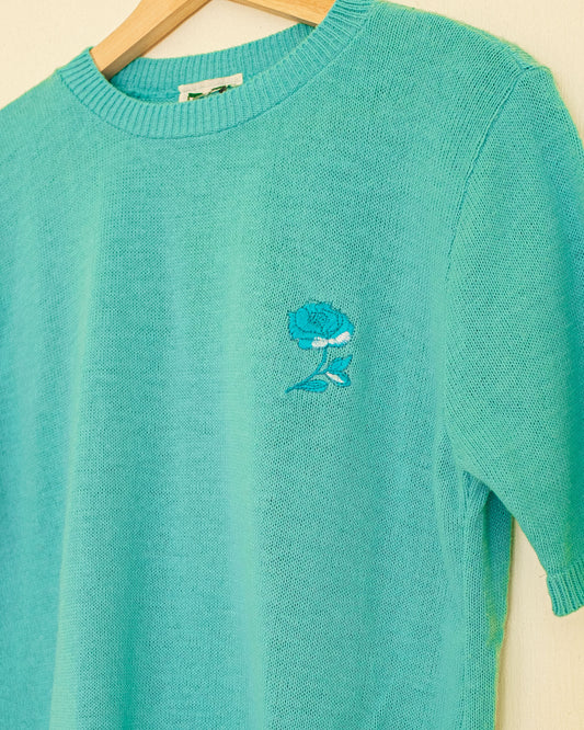 Rose Embroidered Sweater
