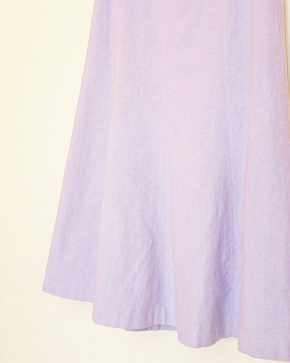 Lavender Linen Skirt