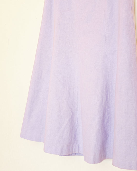 Lavender Linen Skirt