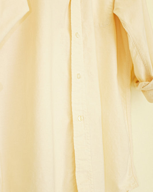 Boyfriend Button Up - Cream Oxford