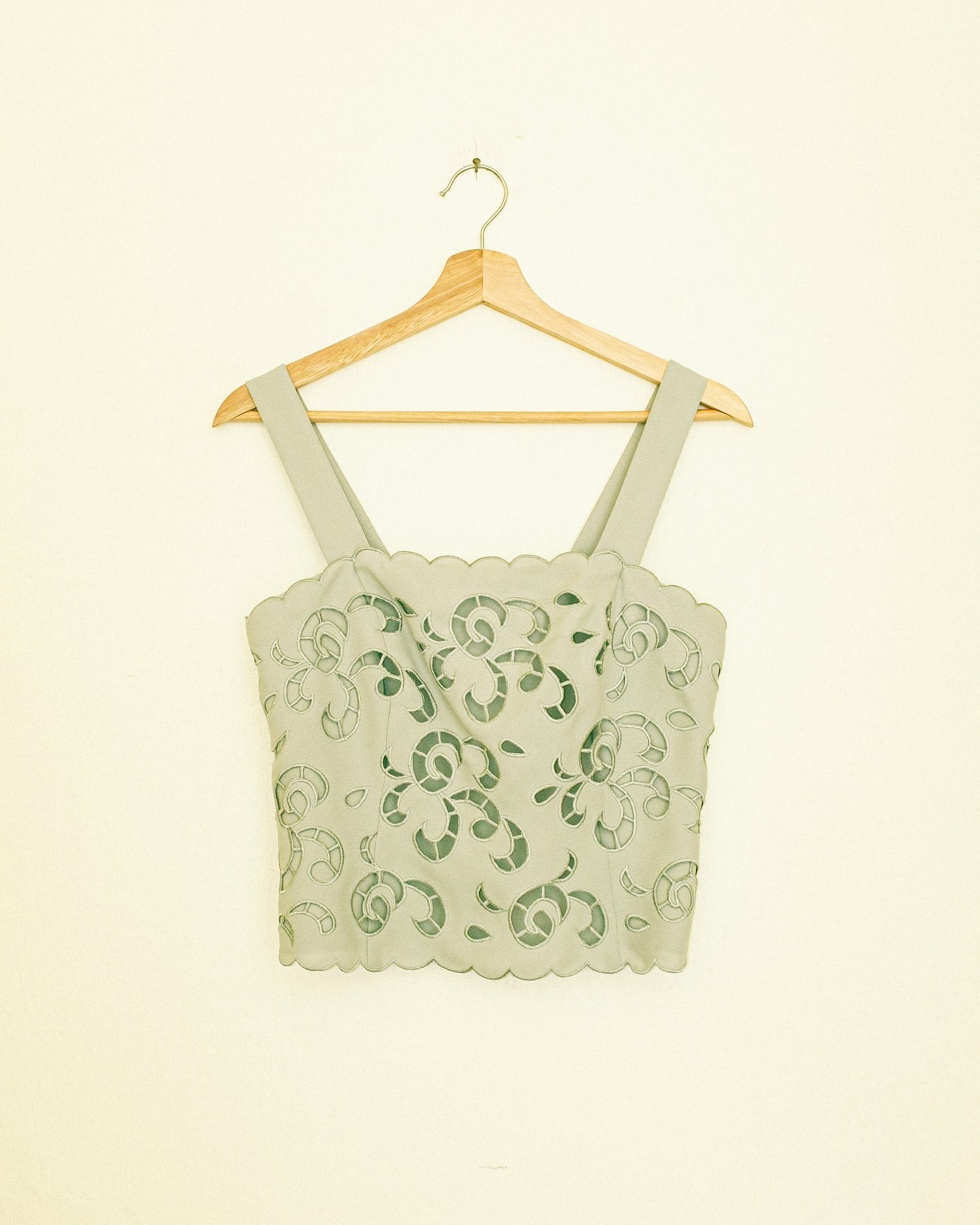 Sage Cutout Top