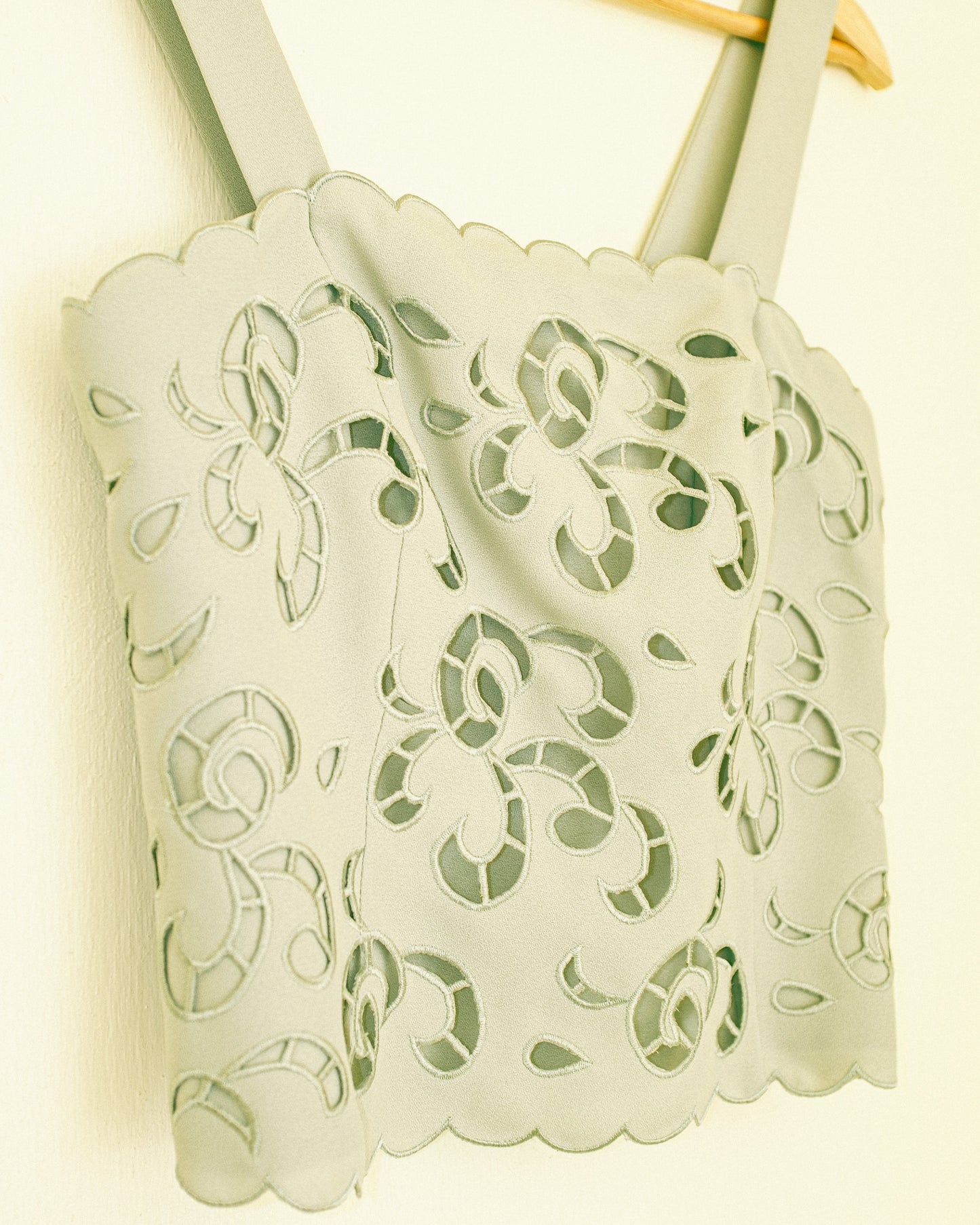 Sage Cutout Top
