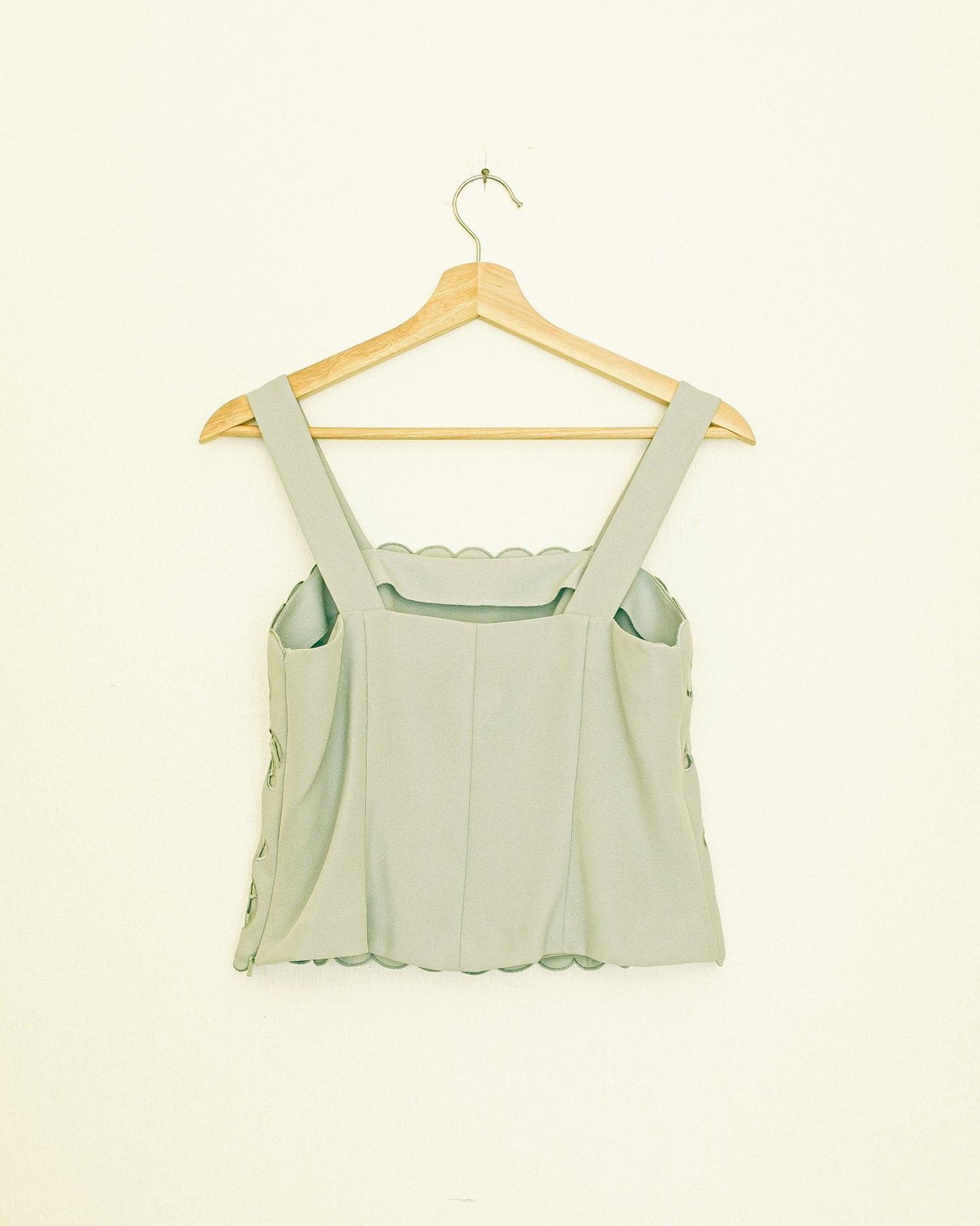 Sage Cutout Top