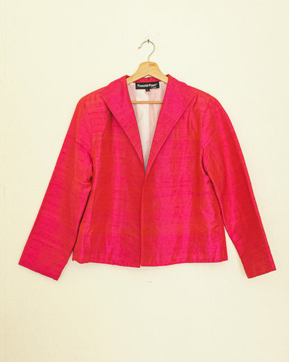 Iridescent Silk Jacket