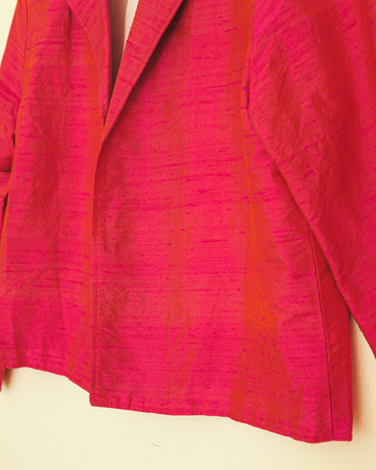 Iridescent Silk Jacket