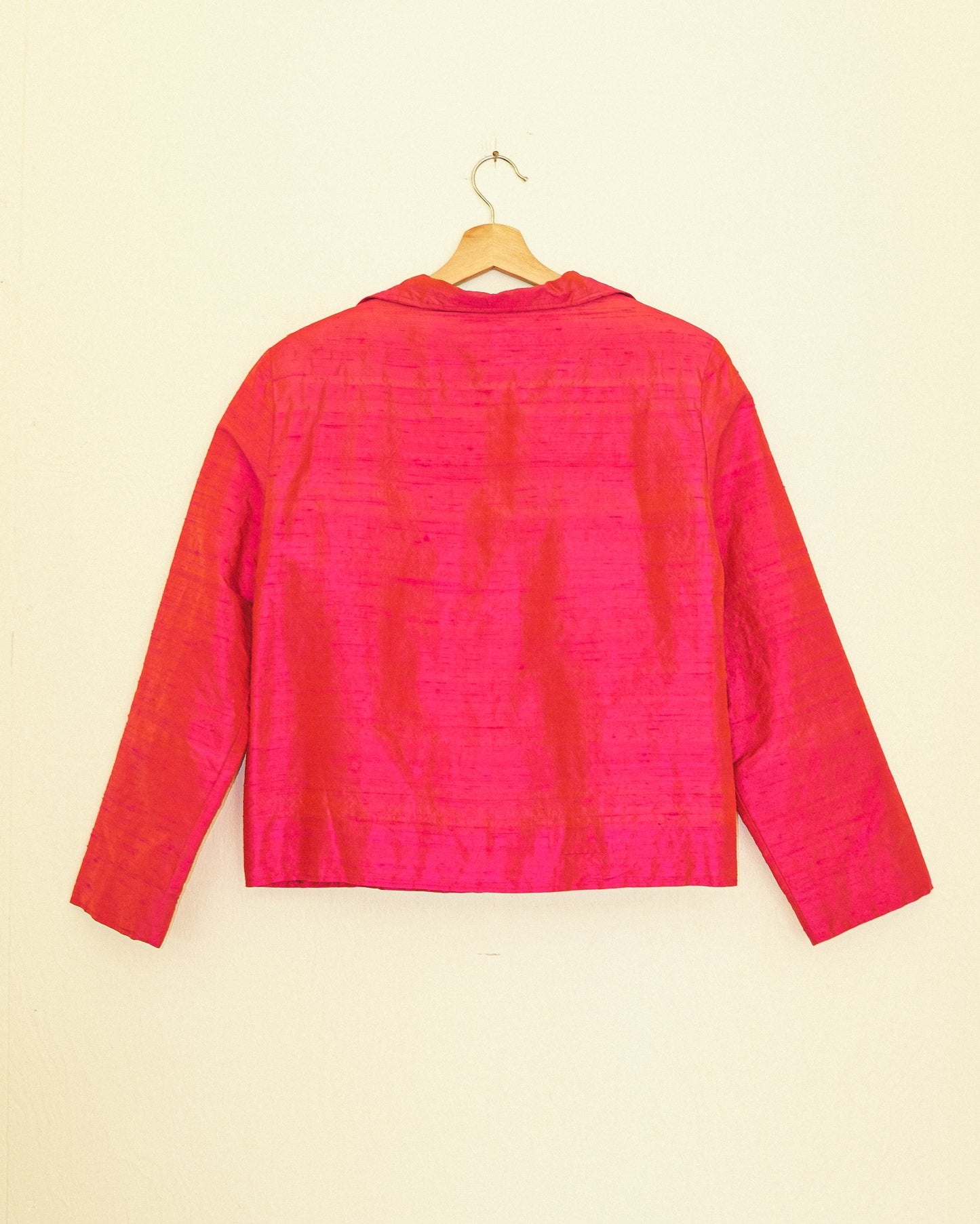 Iridescent Silk Jacket