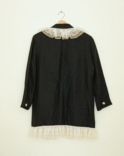 Tulle Ruffle Blazer