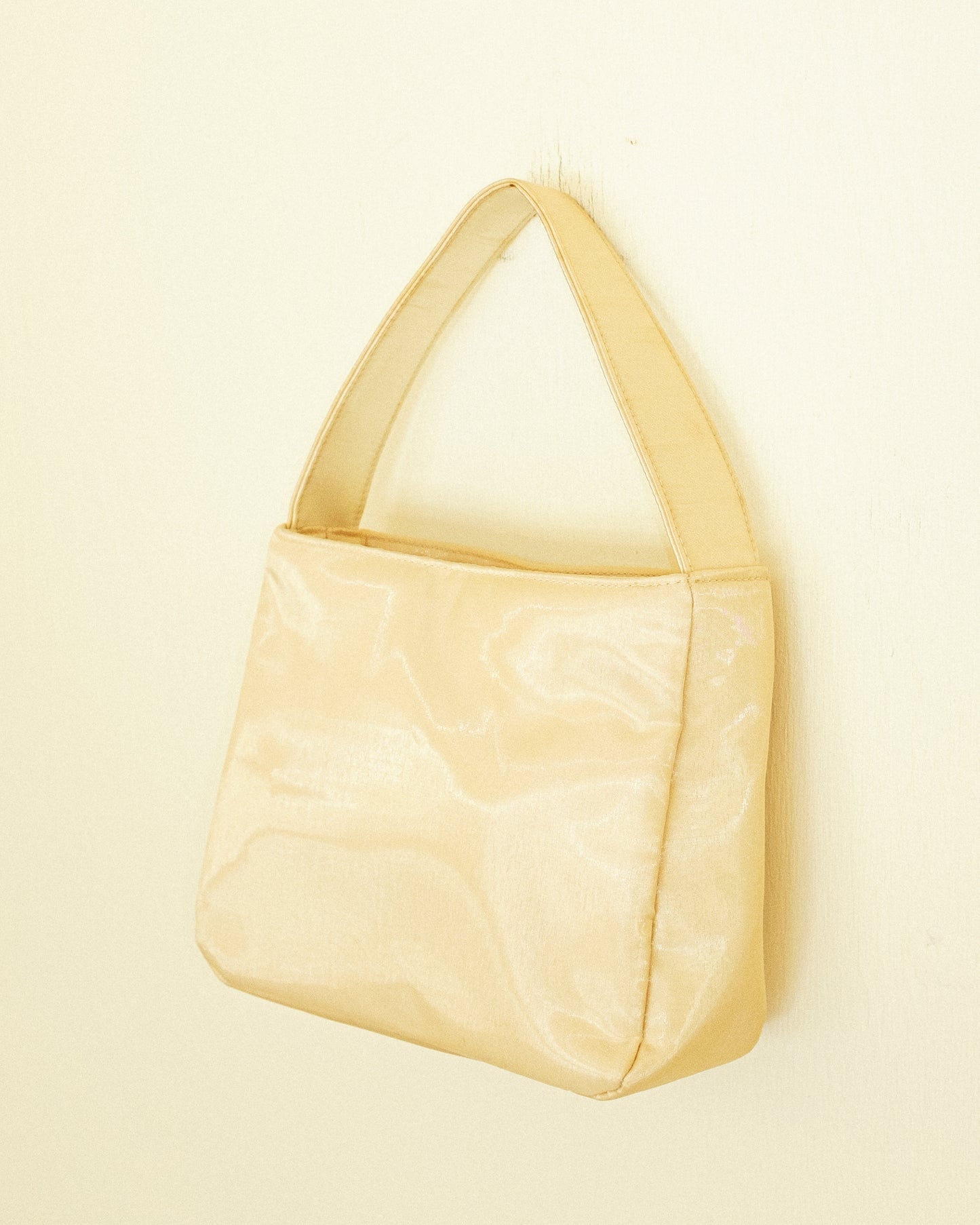 Butter Sequin Box Bag