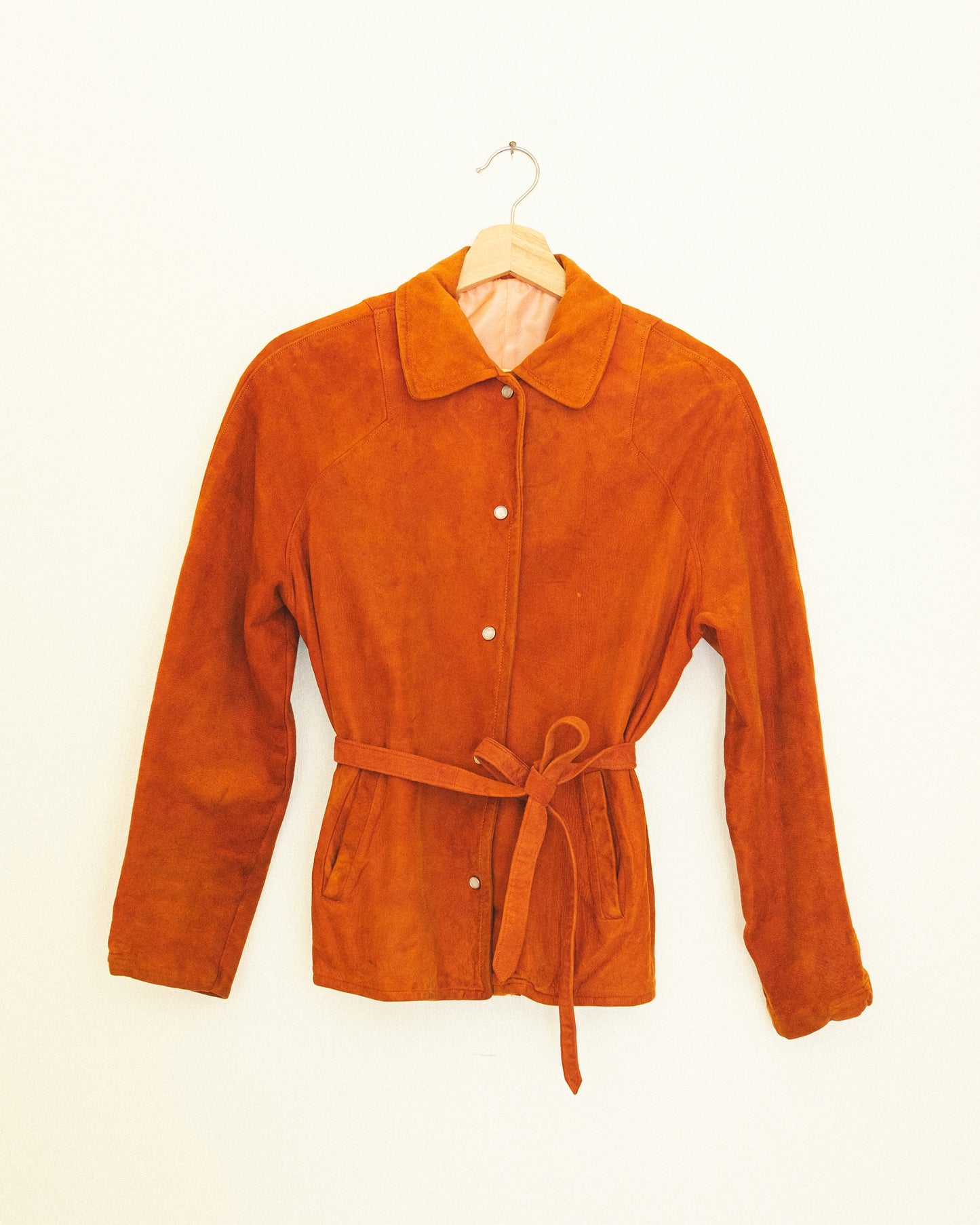 Terracotta Suede Jacket