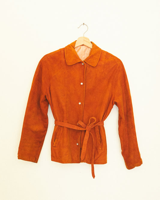 Terracotta Suede Jacket