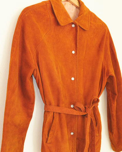 Terracotta Suede Jacket