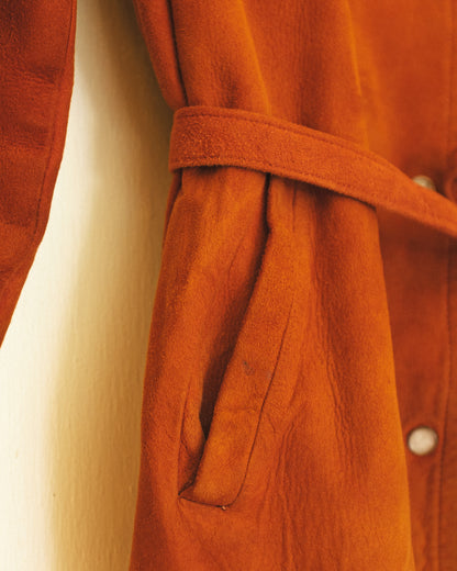 Terracotta Suede Jacket