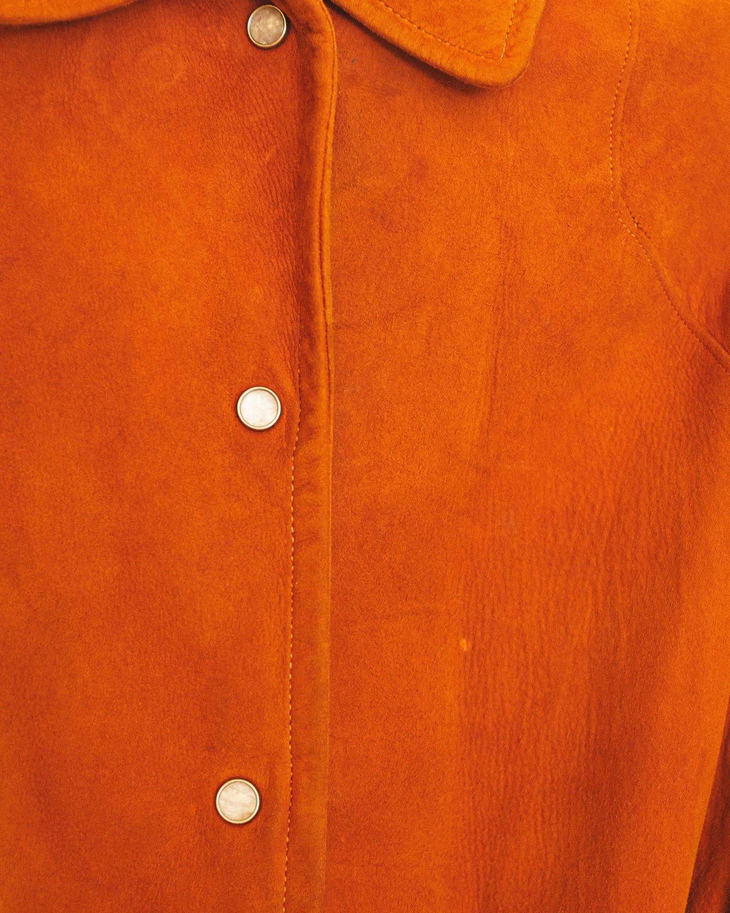 Terracotta Suede Jacket