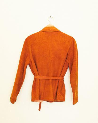 Terracotta Suede Jacket