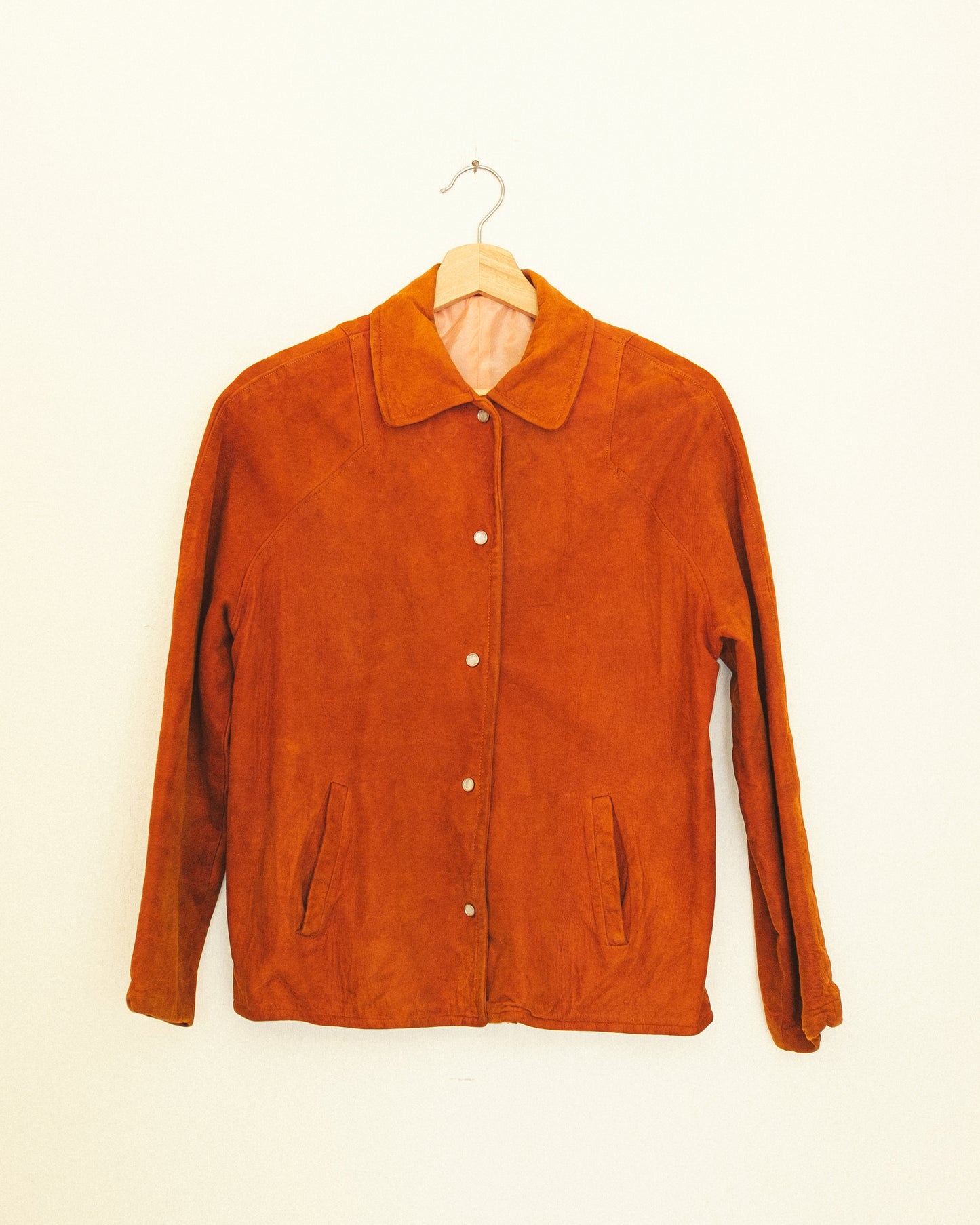 Terracotta Suede Jacket