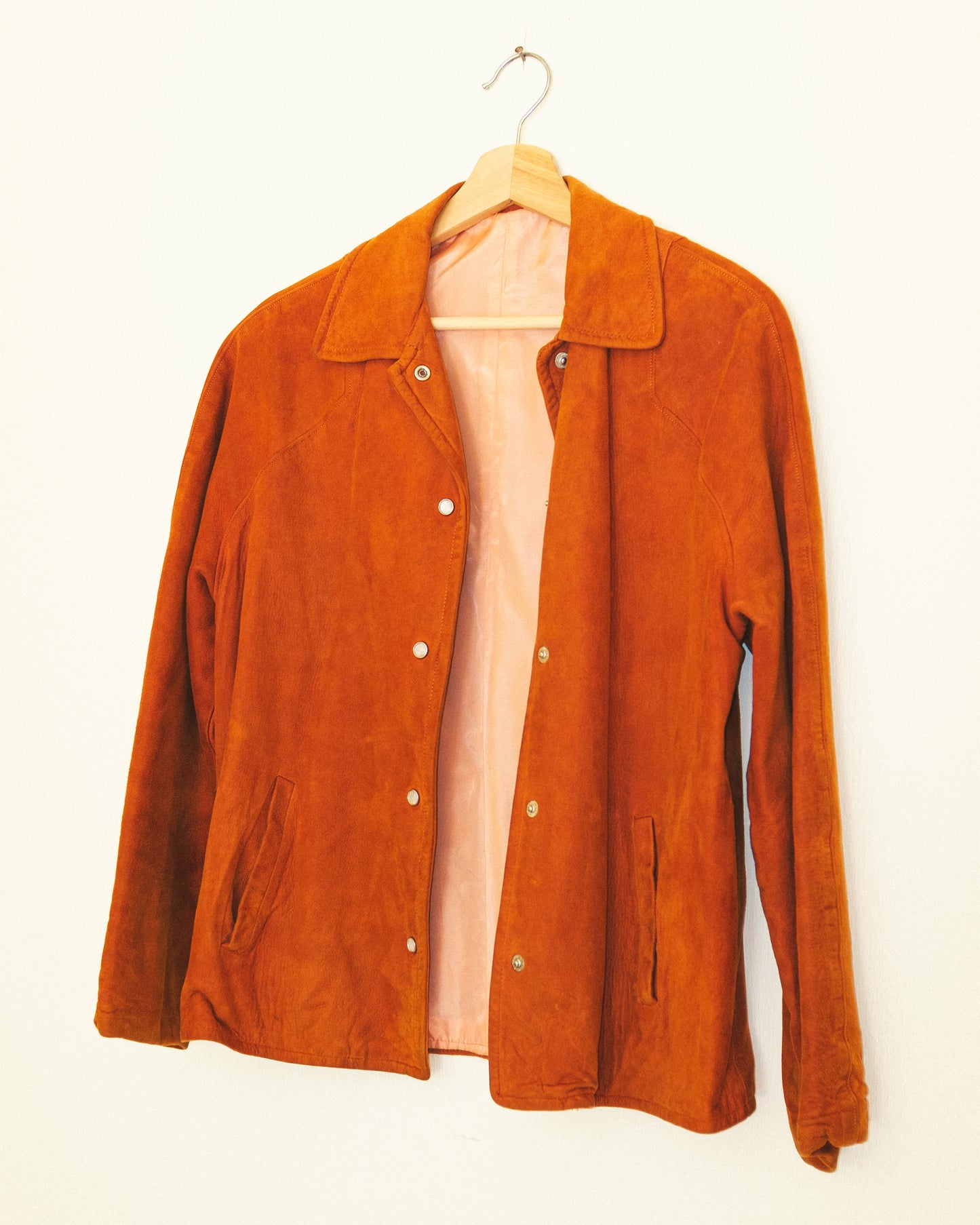 Terracotta Suede Jacket