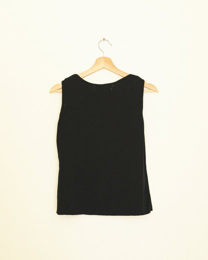Noir Beaded Tank