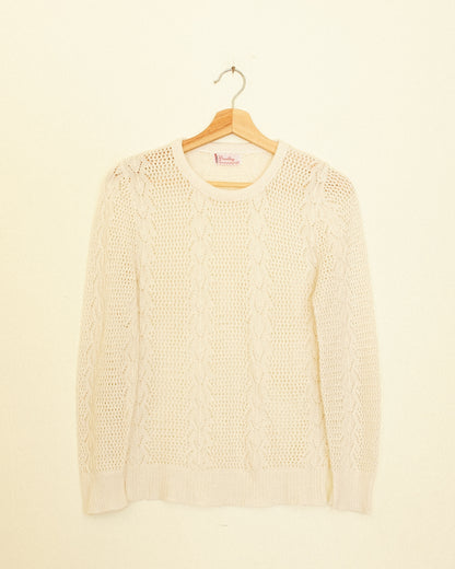 Pointelle Knit Sweater