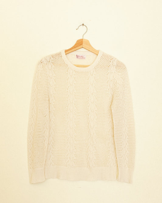 Pointelle Knit Sweater